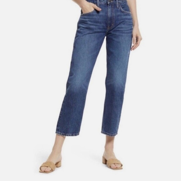 Etica Denim - EUC Etica Denim Rhea Mid-Rise Straight Crop Jeans Women’s Size 27" Denim Blue